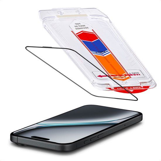Accezz Screen Protector - Geschikt voor Apple iPhone 17 - Glas Screenprotector met Anti-dust Applicator