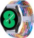 By Qubix Qubix Braided Nylon Smartwatch Bandje voor Garmin Venu / Sq / Sq2 / 2 Plus - 20mm - Multicolor Spring