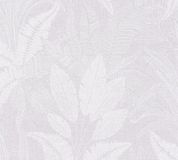 Living Walls BLADEREN BEHANG Botanisch - Violet Wit Zilver