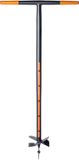 KADAX Handboor, grondboor van metaal, grondboor met dwarsgreep, spiraalboor voor tuin, paalboor, plantenboor, bloembollenboor, paalboor (150 mm)