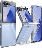 Ringke Fusion | Hoesje Geschikt voor Samsung Galaxy Z Flip 6 | Back Cover met Antikrascoating | Militaire Standaard | Transparant