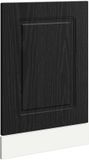vidaXL Vaatwasserpaneel Kalmar Zwart Eiken 45 x 1,5 x 57 cm