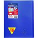 Clairefontaine 984422C Pak met 10 Geniete Schriften Koverbook Blauw Marineblauw - 24x32 cm - 48 Pagina's Grote Ruitjes - Wit Papier 90 g - Polypro Omslag