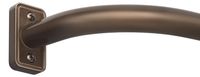 Tringle à rideaux extensible, longueur 81-305 cm, diamètre 25 mm, bronze