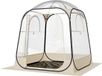 Tente de sport pliable transparente, 160 x 160 cm, 2-4 personnes