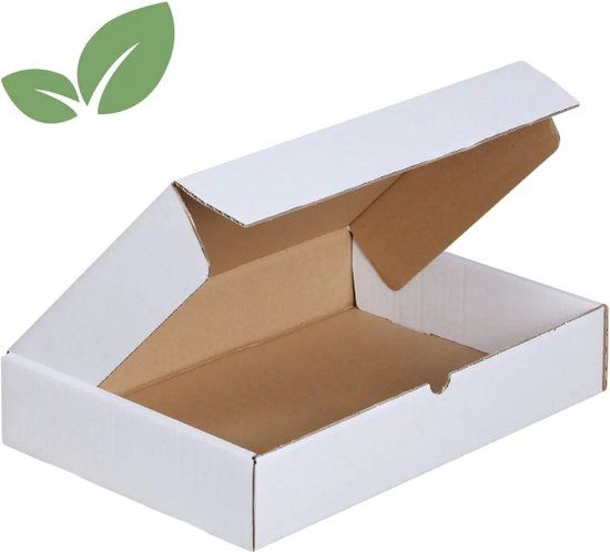 5 x White Mailing Boxes 31x22x6cm A4 Size / Shipping Boxes / White Mailing Box