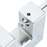 vidaXL - Hangslot - Zilver - Staal