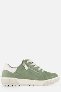 Feyn Sneakers groen Suède K-leest - Maat 40