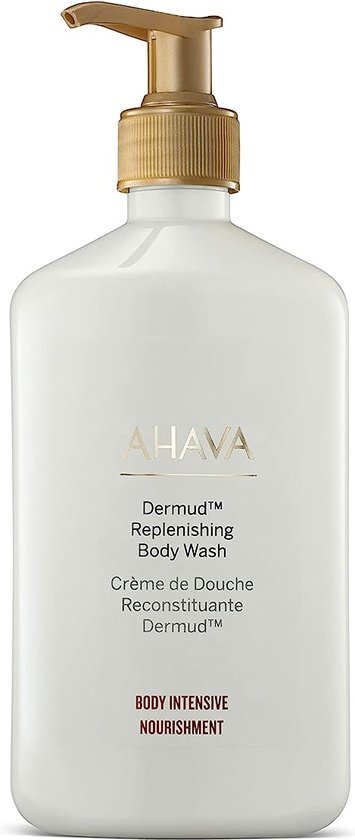 AHAVA Lichaamsintensief Voedende Body Wash - Kalmeert Irritaties &amp; Roodheid | Geschikt voor Gevoelige Huid | Dermud Replenishing | Douchegel voor mannen &amp; vrouwen | Badzeep voor heren &amp; dames - 400ml