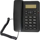 Avizar Téléphone fixe avec haut-parleur, numérotation abrégée, écran LCD, Noir