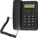 Avizar Téléphone fixe avec haut-parleur, numérotation abrégée, écran LCD, Noir