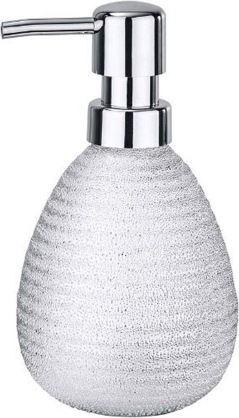 WENKO Polaris Zeepdispenser - 390 ml - Zilver