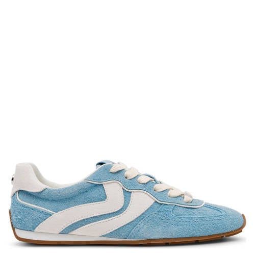 Steve Madden Abbi-SM suède sneakers lichtblauw