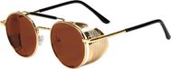 Wilbers & Wilbers Steampunk Kostuum met Bril - Bruin/Goud - One Size