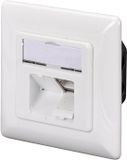 Digitus Wandcontactdoos CAT5E, 2x RJ-Port, Ral 9003