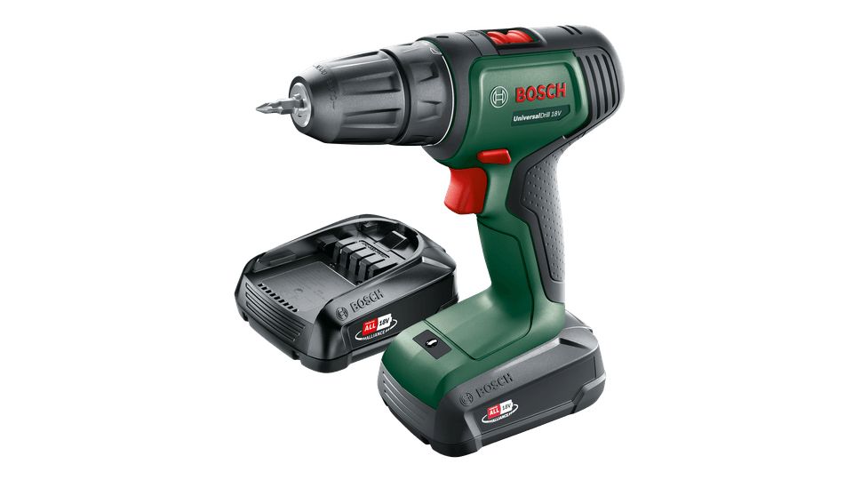 Bosch UniversalDrill 18V Accuschroefboormachine - Incl. 2x 18V accu en lader - In koffer