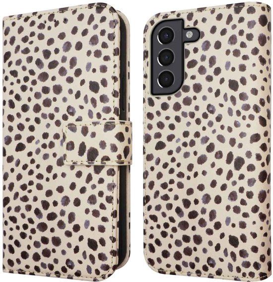 imoshion Design Bookcase voor de Samsung Galaxy S21 - Black And White Dots