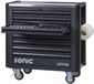 SONIC Equipment Sonic Next S12 gevulde gereedschapswagen 485-delig, 8 laden, 4 wielen, slot, 900 kg, 1000x520x1032 mm zwart