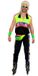Wilbers Karnaval BV Party Outfit 80's tijger Heren - Maat M