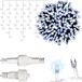 ICICULE 300 Guirlande lumineuse LED pour intérieur et extérieur, clignotant, blanc froid, 9 mètres