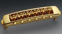Schaller SC Bridge,STM Rollerbridge goud 3-D verstellbar - Gitaaronderdeel
