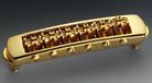 Schaller SC Bridge,STM Rollerbridge goud 3-D verstellbar - Gitaaronderdeel