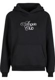Miss Tee Angels Club Fluffy Hoodie/trui M Zwart