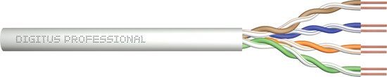 Digitus DK-1511-V-305-1 Netwerkkabel CAT 5e U/UTP 305 m Grijs-wit (RAL 7035)