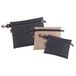 CLC Custom Leathercraft 1100 multifunctionele plastic zak met ritssluiting, 3 stuks