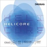 D'Addario Helicore 4/4 Cello String Set - Light Tension