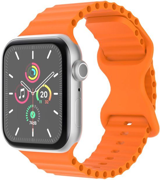 imoshion Athletic siliconen bandje - Oranje - Geschikt voor Apple Watch 38/40/41/42 mm