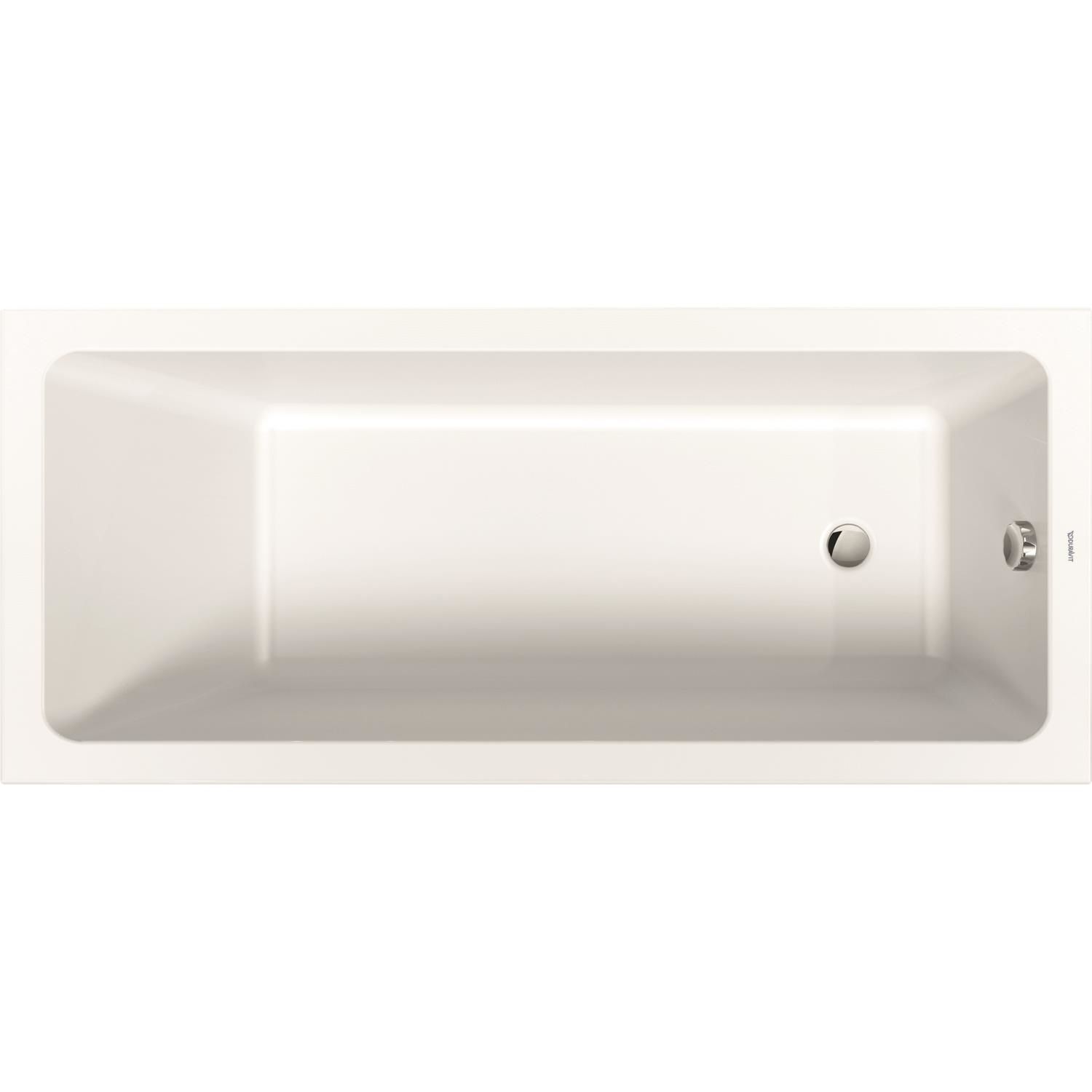 Duravit No.1 Inbouwbad Acryl Rechthoekig 160x70x42 cm Wit