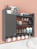 Woody Fashion 935CMN1309 Wall-mounted Cupboard Black Particle board 850 x 150 x 650 mm