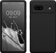 kwmobile telefoonhoesje geschikt voor Google Pixel 7a - Hoesje met siliconen coating - Smartphone case in mat zwart