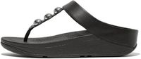 FitFlop Dames teenslippers Fino Mirror-Dome leren teenslippers met teenband HW8