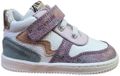 Develab 44424-659 Paarse Lage Sneakers Kinderen Leer Klittenband