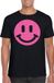 Bellatio Decorations T-shirt Heren - Smile / Emoticon - Zwart - Maat S
