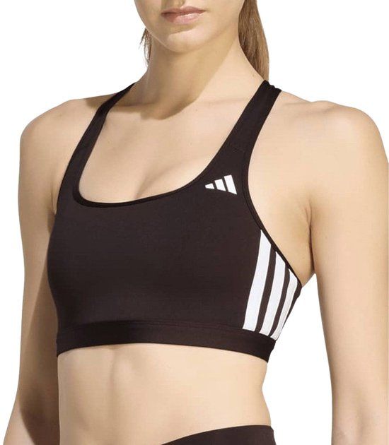 Adidas Optime Essentials 3-Stripes Medium Support Sportbeha Dames