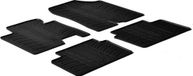 Gledring tapis en caoutchouc passend voor Hyundai i30 / Kia Cee'd 2012-2015 (T profiel 4-delig + clips de montage)