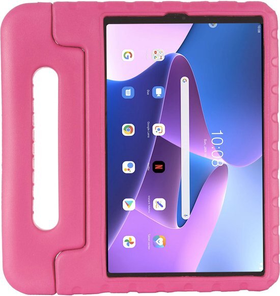 Just in Case Lenovo Tab M10 Plus (3e generatie) Kids Cover Roze