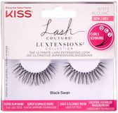 KISS LuXtensions Black Swan - Wimperband - 1 paar, zwart