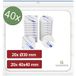 Quadrios 26SA164 Double-sided Adhesive Pads Blanc (Ø x L) 30 mm x 40 mm 40 pc(s)