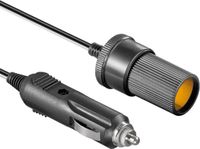 Goobay Wentronic GmbH Sigarettenaanstekerplug verlengkabel - 12-24V/2,5A - 2 meter
