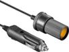Goobay Wentronic GmbH Sigarettenaanstekerplug verlengkabel - 12-24V/2,5A - 2 meter