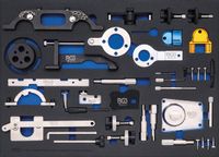 BGS Werkplaatswageninzet 3/3: Jeu d'outils pour réglage moteur - Opel, Chevrolet, Saab, Fiat, Lancia, Suzuki, Ford