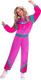 Amscan Verkleedpak Jogging Suit Dames Polyester Roze Mt XL
