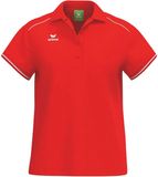 Erima Cmpt 3 Wings Polo Dames - Rood / Wit | Maat: 42