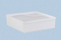 Hunersdorff Hünersdorff 910600 Doos Stapelbaar, Geschikt voor levensmiddelen (l x b x h) 208 x 208 x 64 mm Natuur 1 stuk(s)
