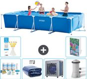 Intex Rechthoekig Frame Zwembad - 450 x 220 x 84 cm - Blauw