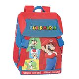 Franco Cosimo Panini Mario Kart schoolrugzak Mario Kart, Blauw, 29 x 41H x 13, Casual